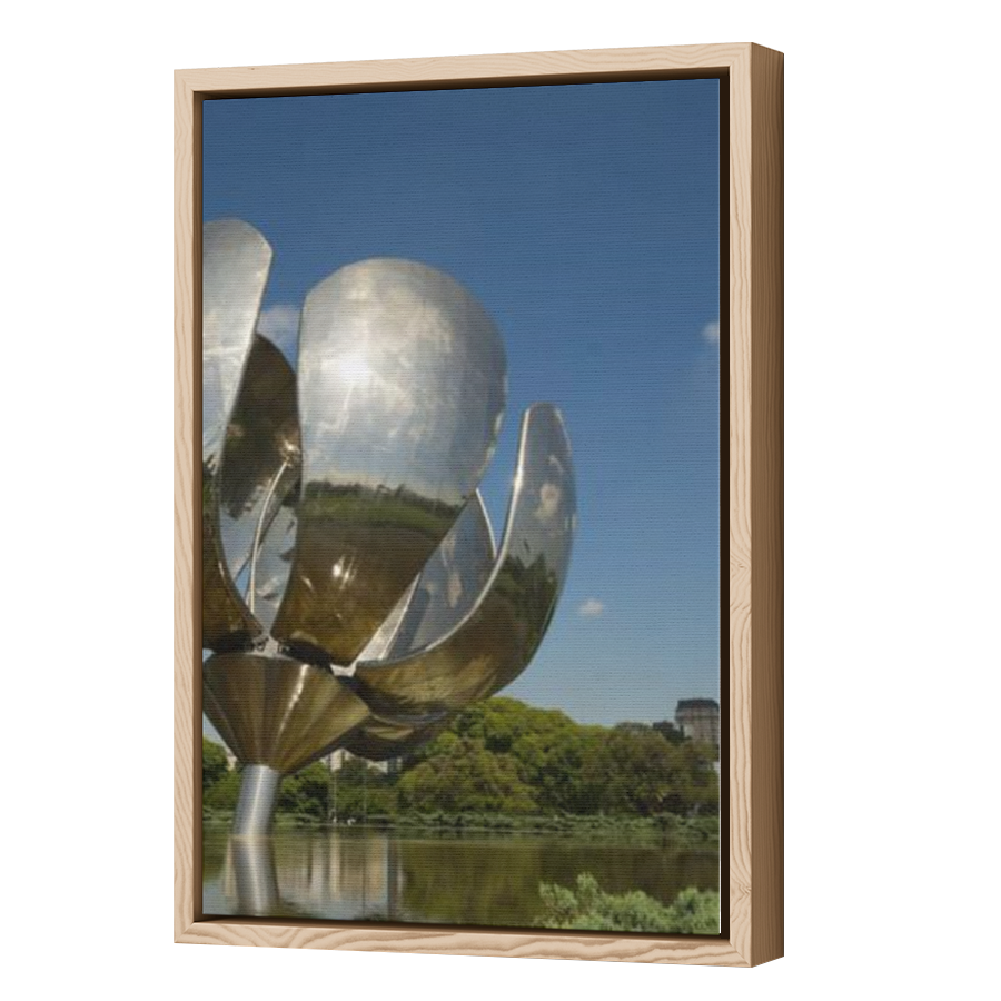 Thumbnail for Canvas - Wood Grain Floating Frame