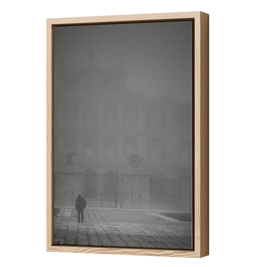 Thumbnail for Canvas - Wood Grain Floating Frame