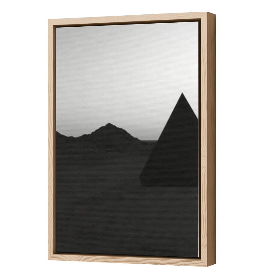 Thumbnail for Canvas - Wood Grain Floating Frame