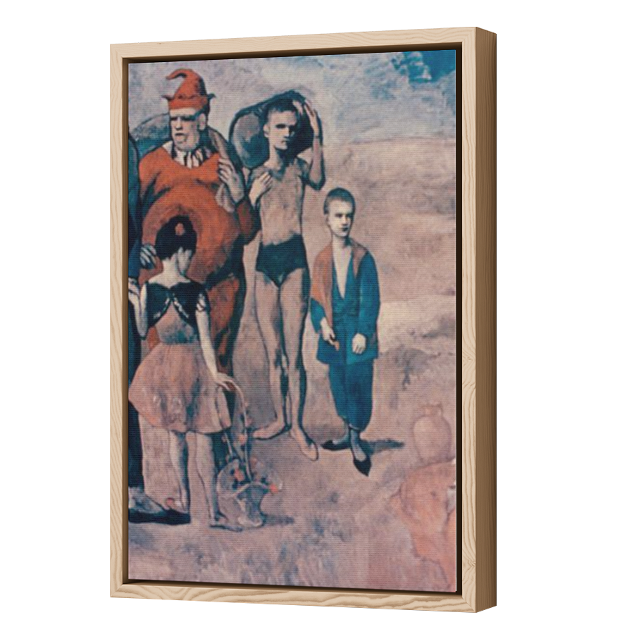 Thumbnail for Canvas - Wood Grain Floating Frame