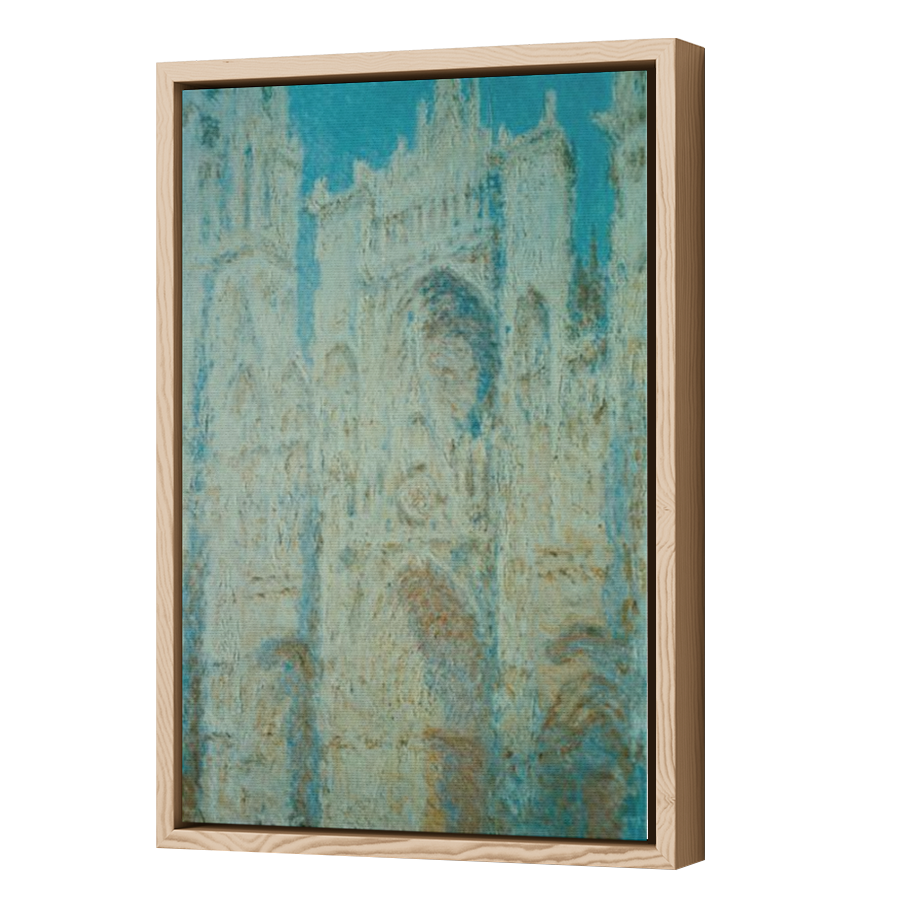 Thumbnail for Canvas - Wood Grain Floating Frame