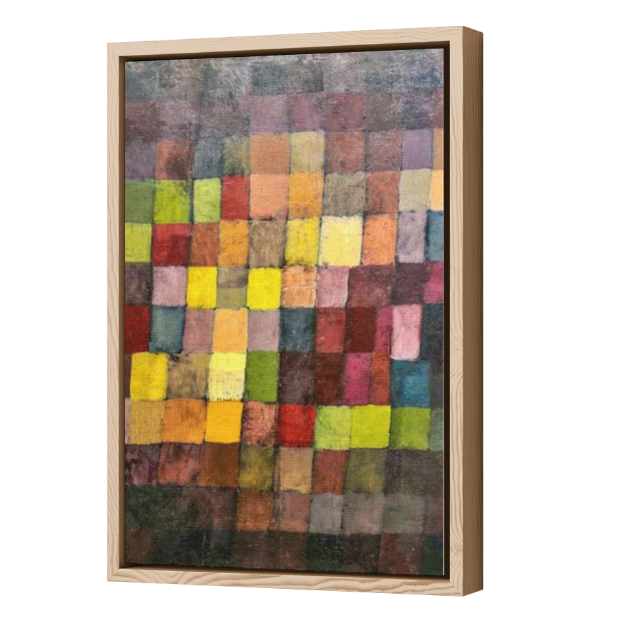 Thumbnail for Canvas - Wood Grain Floating Frame