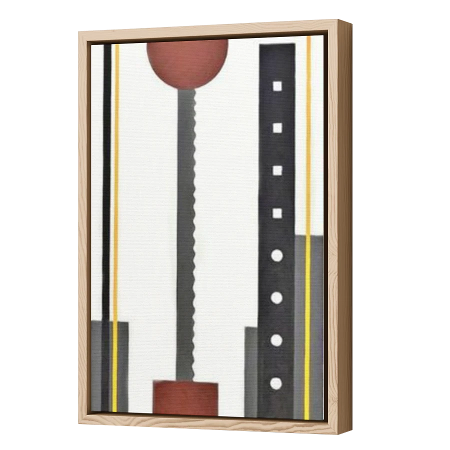 Thumbnail for Canvas - Wood Grain Floating Frame