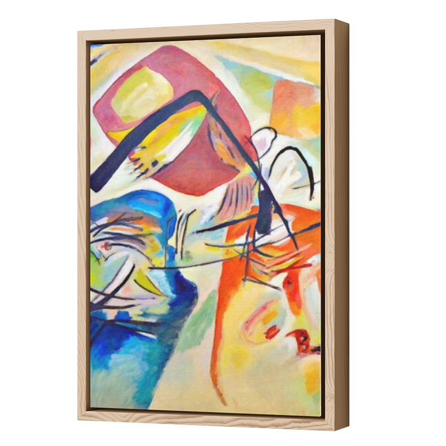 Thumbnail for Canvas - Wood Grain Floating Frame
