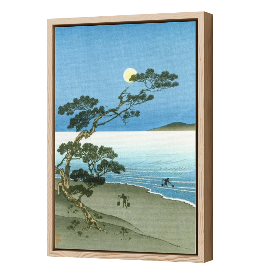 Thumbnail for Canvas - Wood Grain Floating Frame