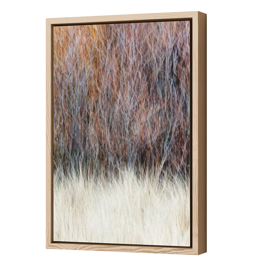 Thumbnail for Canvas - Wood Grain Floating Frame