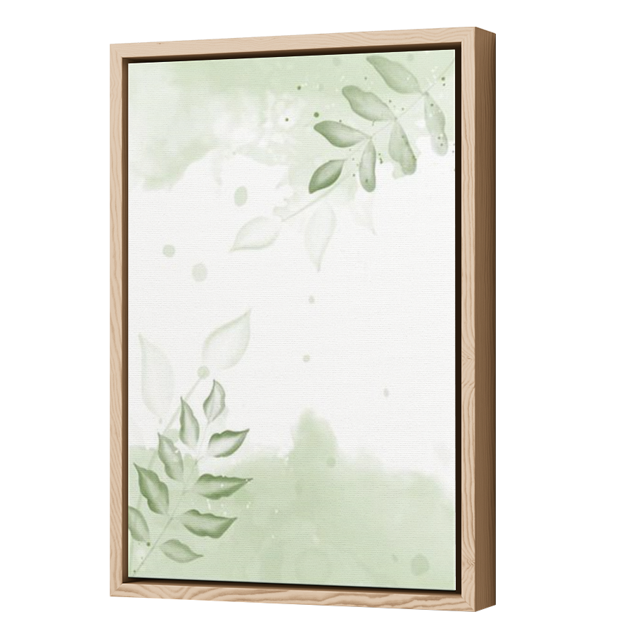 Thumbnail for Canvas - Wood Grain Floating Frame