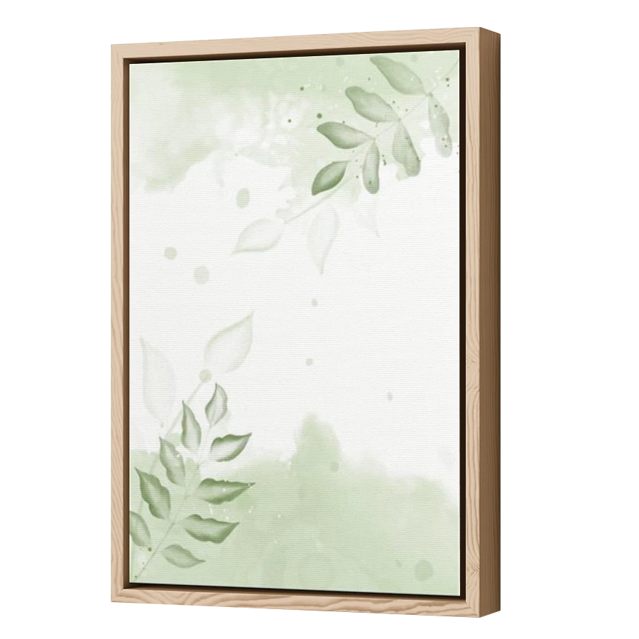 Thumbnail for Canvas - Wood Grain Floating Frame