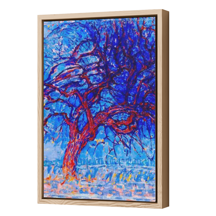 Thumbnail for Canvas - Wood Grain Floating Frame