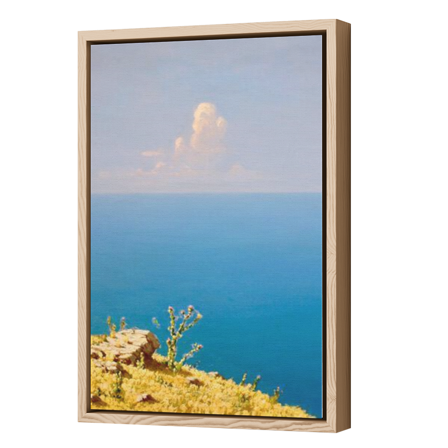 Thumbnail for Canvas - Wood Grain Floating Frame