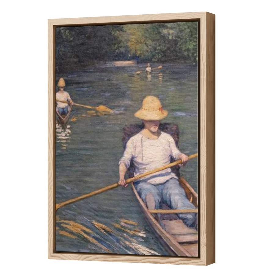 Thumbnail for Canvas - Wood Grain Floating Frame