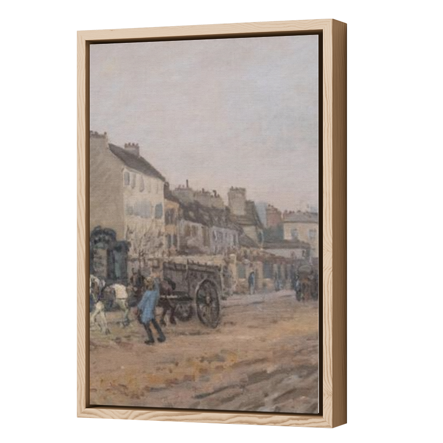 Thumbnail for Canvas - Wood Grain Floating Frame