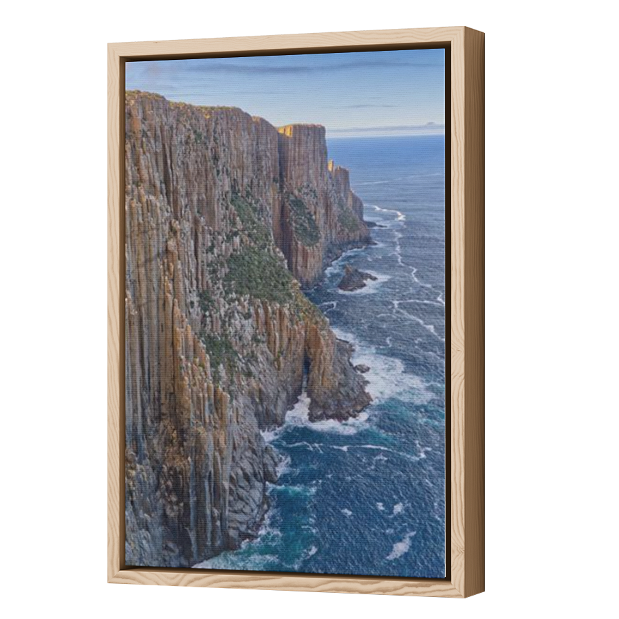 Thumbnail for Canvas - Wood Grain Floating Frame