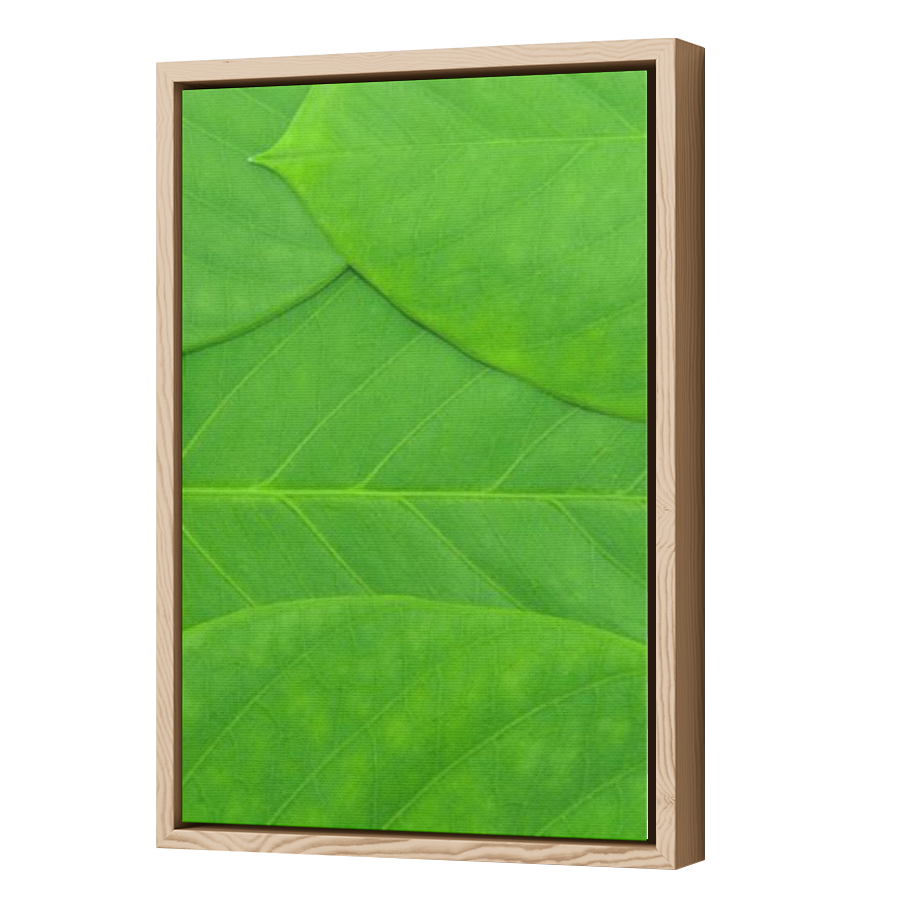 Thumbnail for Canvas - Wood Grain Floating Frame