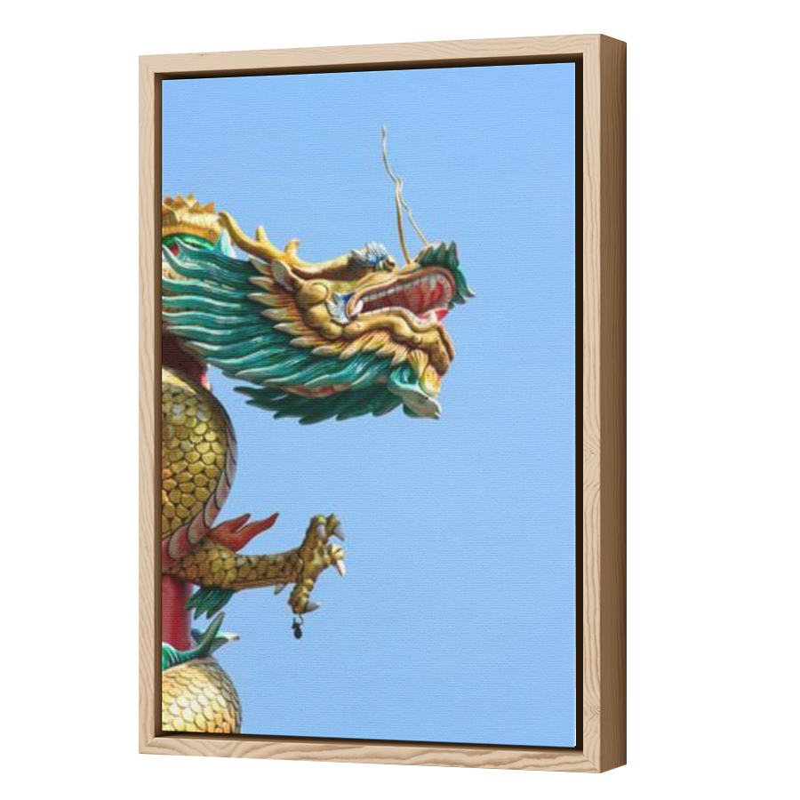 Thumbnail for Canvas - Wood Grain Floating Frame