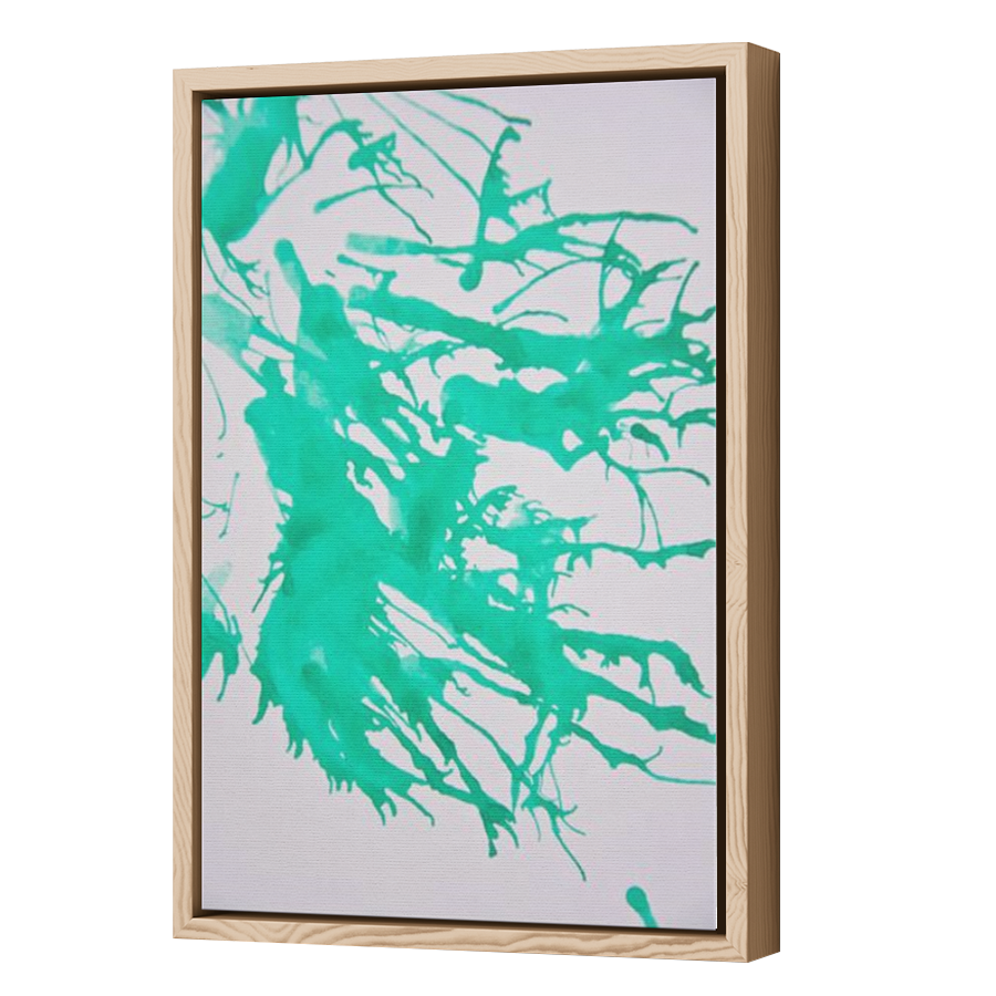 Thumbnail for Canvas - Wood Grain Floating Frame