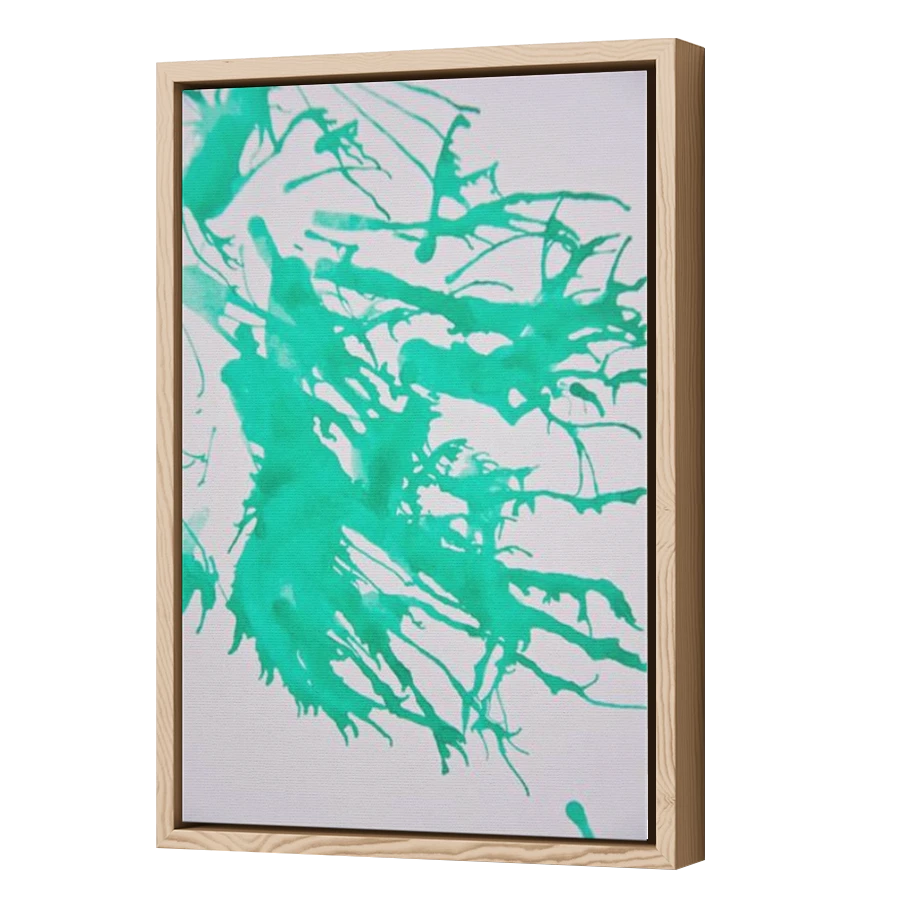 Thumbnail for Canvas - Wood Grain Floating Frame