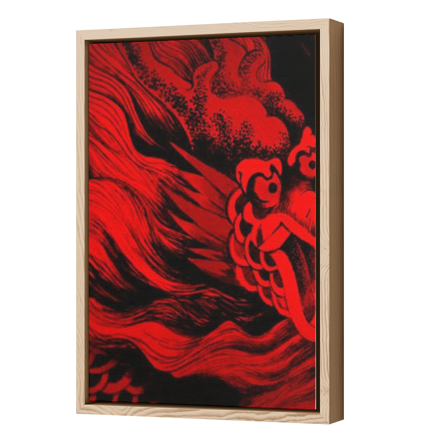 Thumbnail for Canvas - Wood Grain Floating Frame