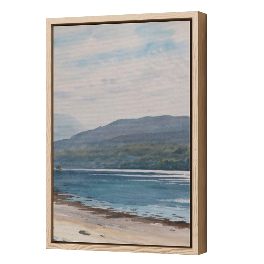 Thumbnail for Canvas - Wood Grain Floating Frame