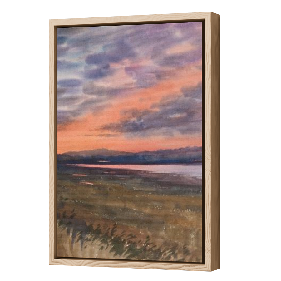 Thumbnail for Canvas - Wood Grain Floating Frame