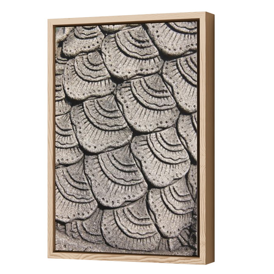 Thumbnail for Canvas - Wood Grain Floating Frame