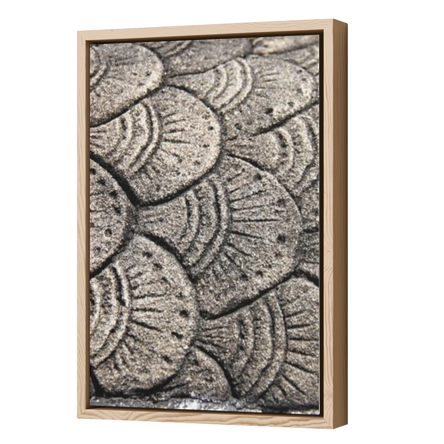 Thumbnail for Canvas - Wood Grain Floating Frame