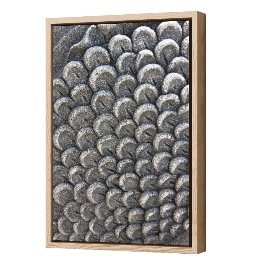 Thumbnail for Canvas - Wood Grain Floating Frame