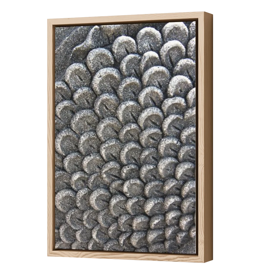 Thumbnail for Canvas - Wood Grain Floating Frame
