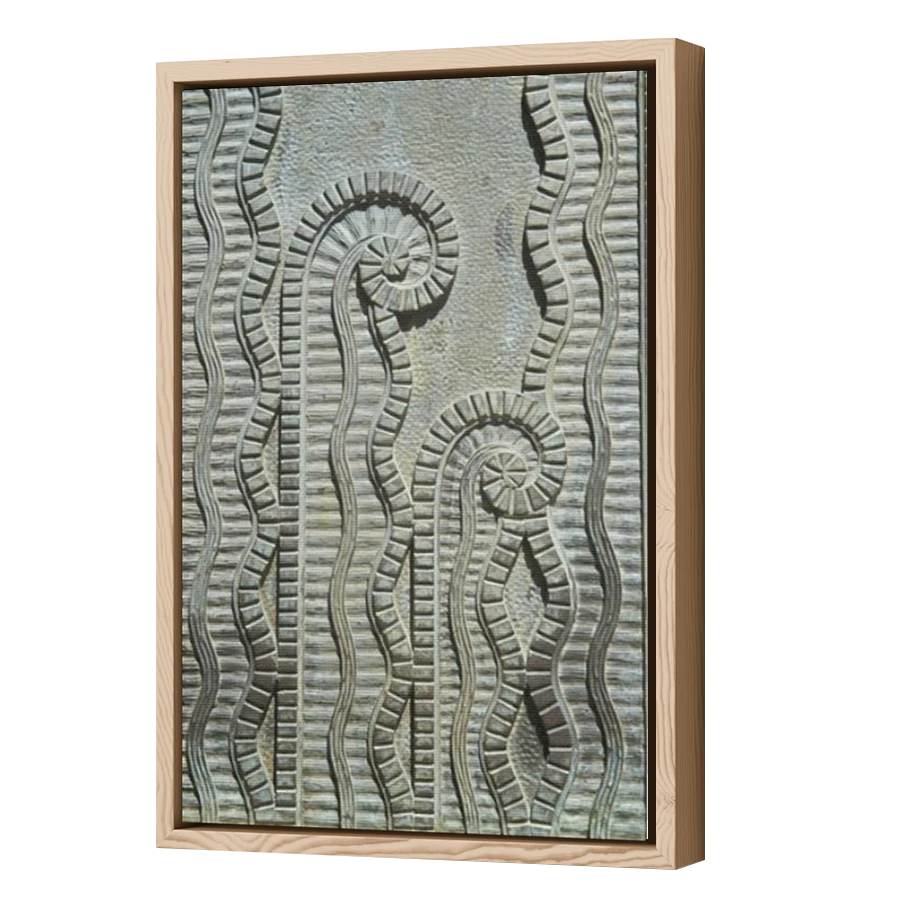 Thumbnail for Canvas - Wood Grain Floating Frame