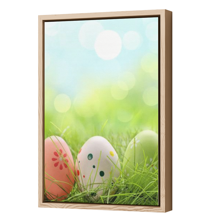 Thumbnail for Canvas - Wood Grain Floating Frame