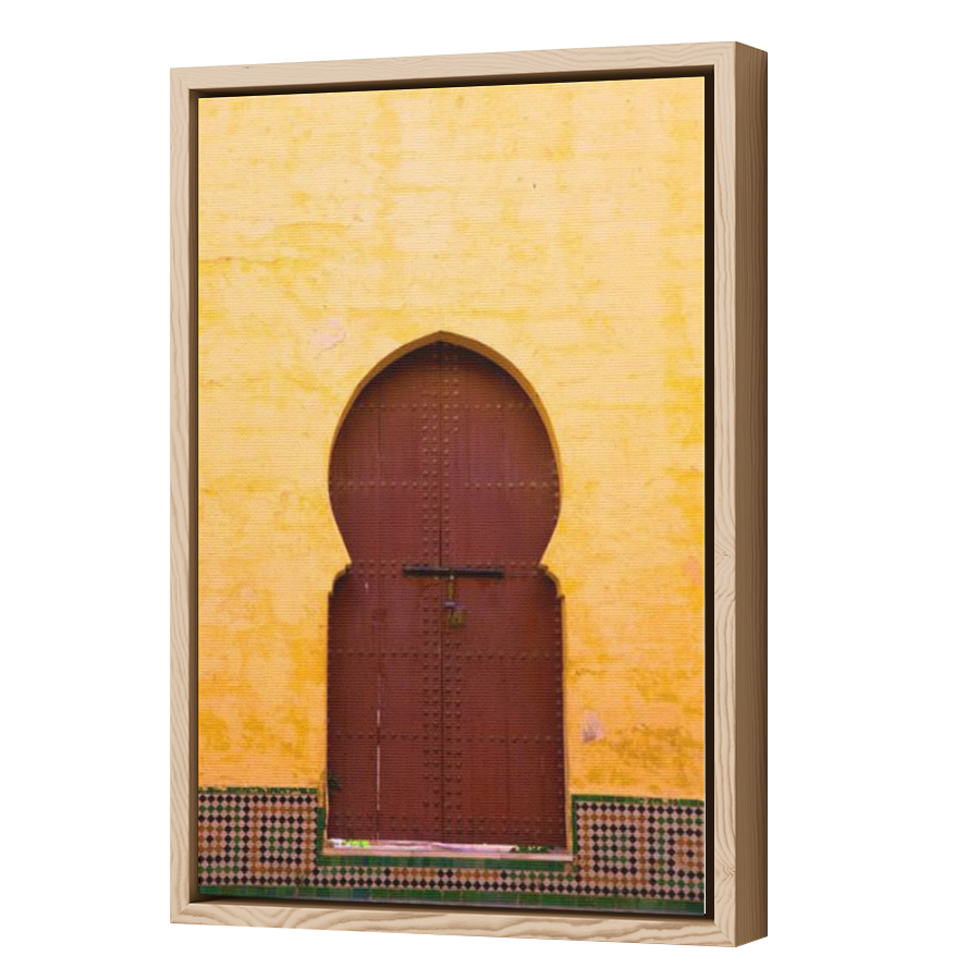 Thumbnail for Canvas - Wood Grain Floating Frame