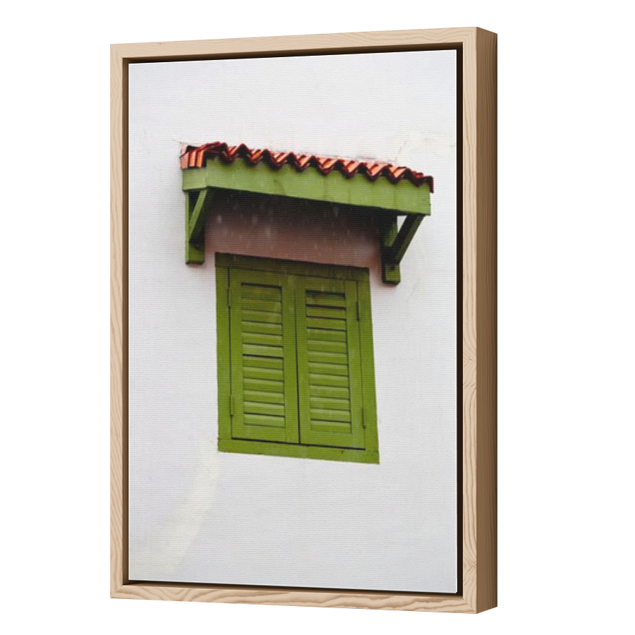 Thumbnail for Canvas - Wood Grain Floating Frame