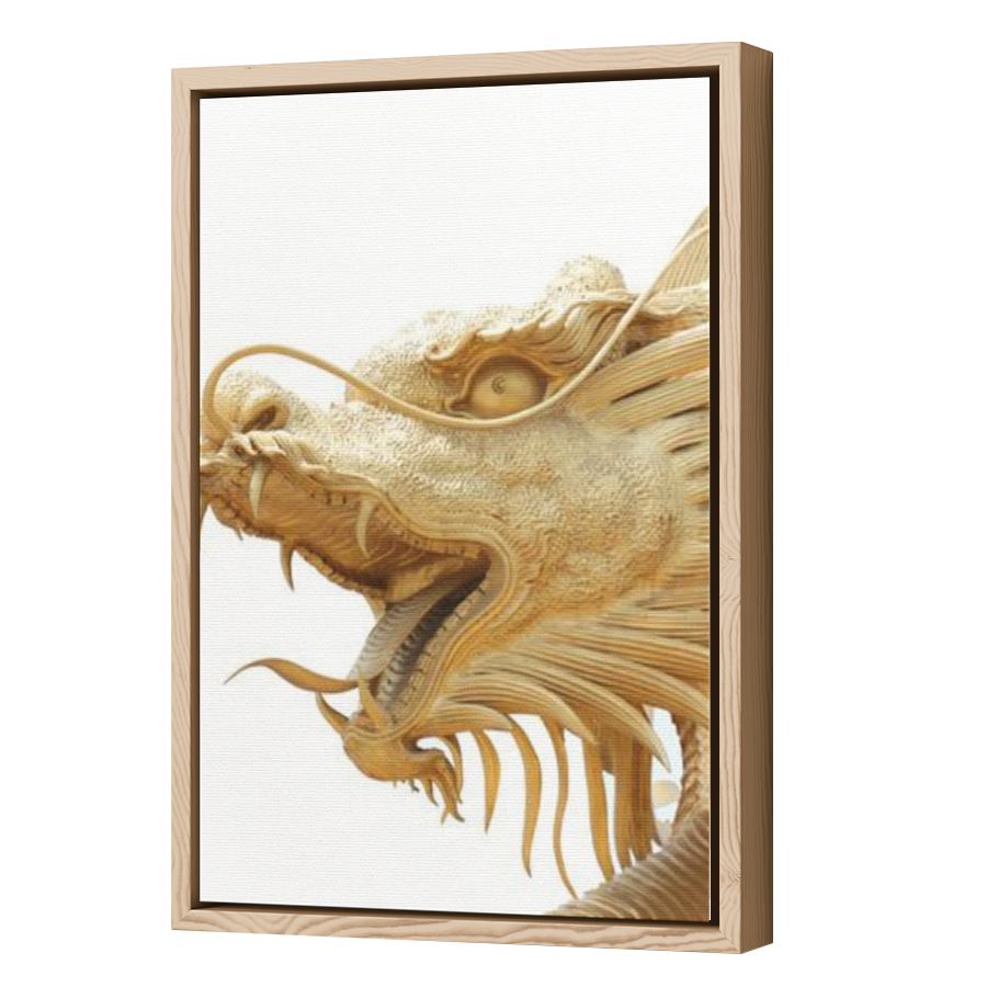 Thumbnail for Canvas - Wood Grain Floating Frame