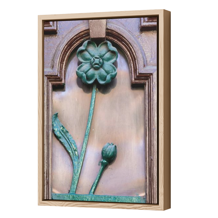 Thumbnail for Canvas - Wood Grain Floating Frame