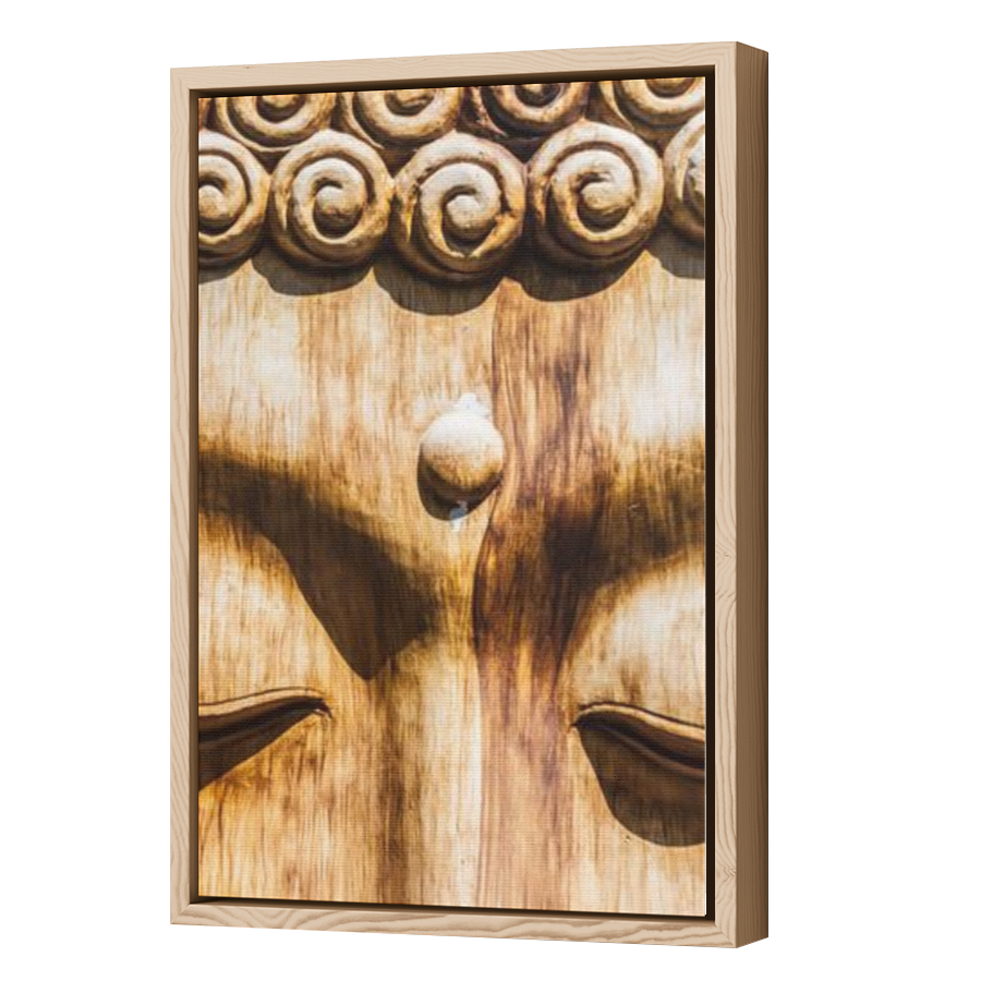 Thumbnail for Canvas - Wood Grain Floating Frame