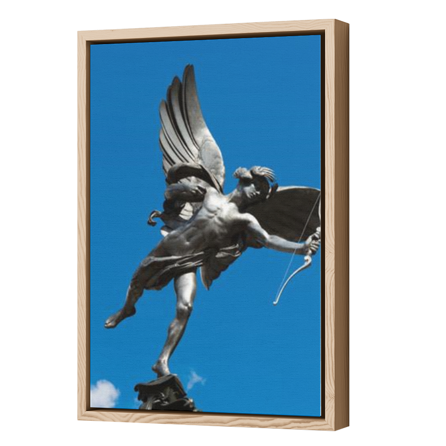 Thumbnail for Canvas - Wood Grain Floating Frame