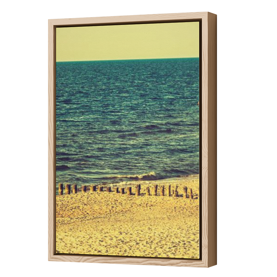 Thumbnail for Canvas - Wood Grain Floating Frame