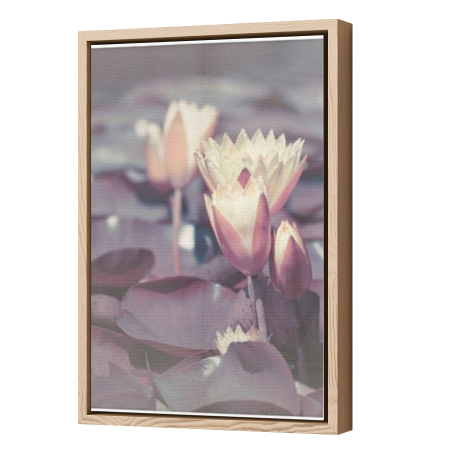 Thumbnail for Canvas - Wood Grain Floating Frame