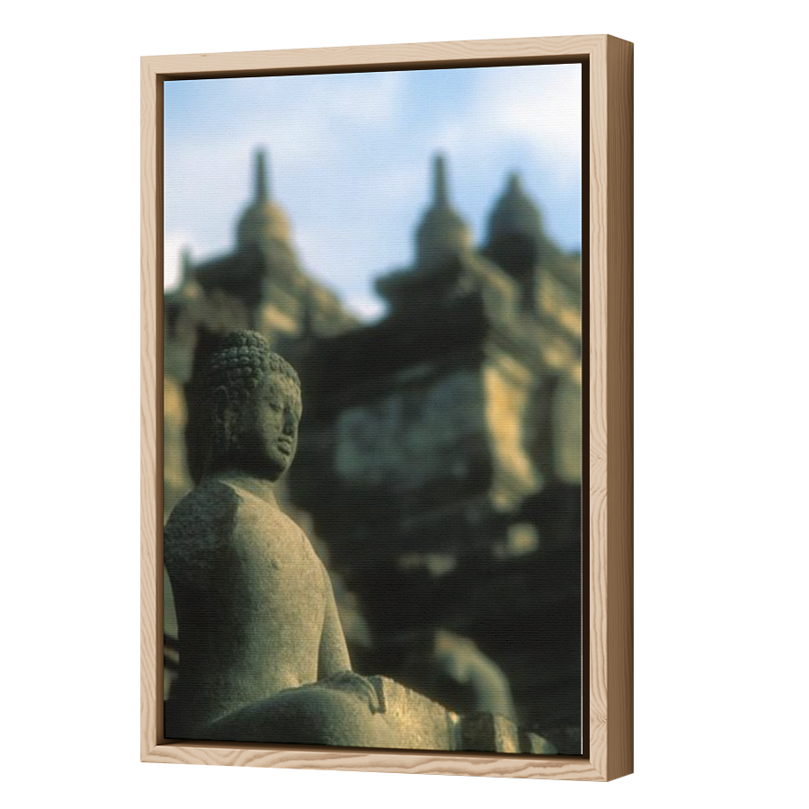 Thumbnail for Canvas - Wood Grain Floating Frame