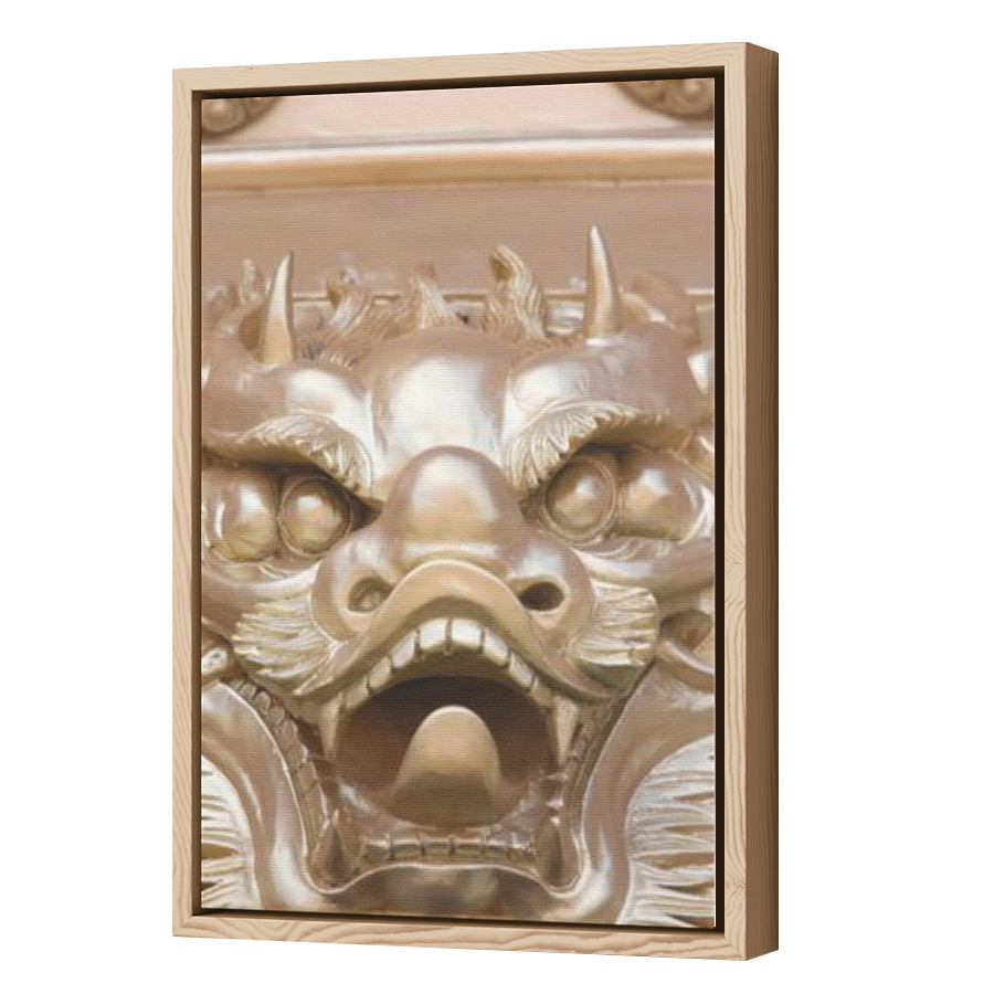 Thumbnail for Canvas - Wood Grain Floating Frame