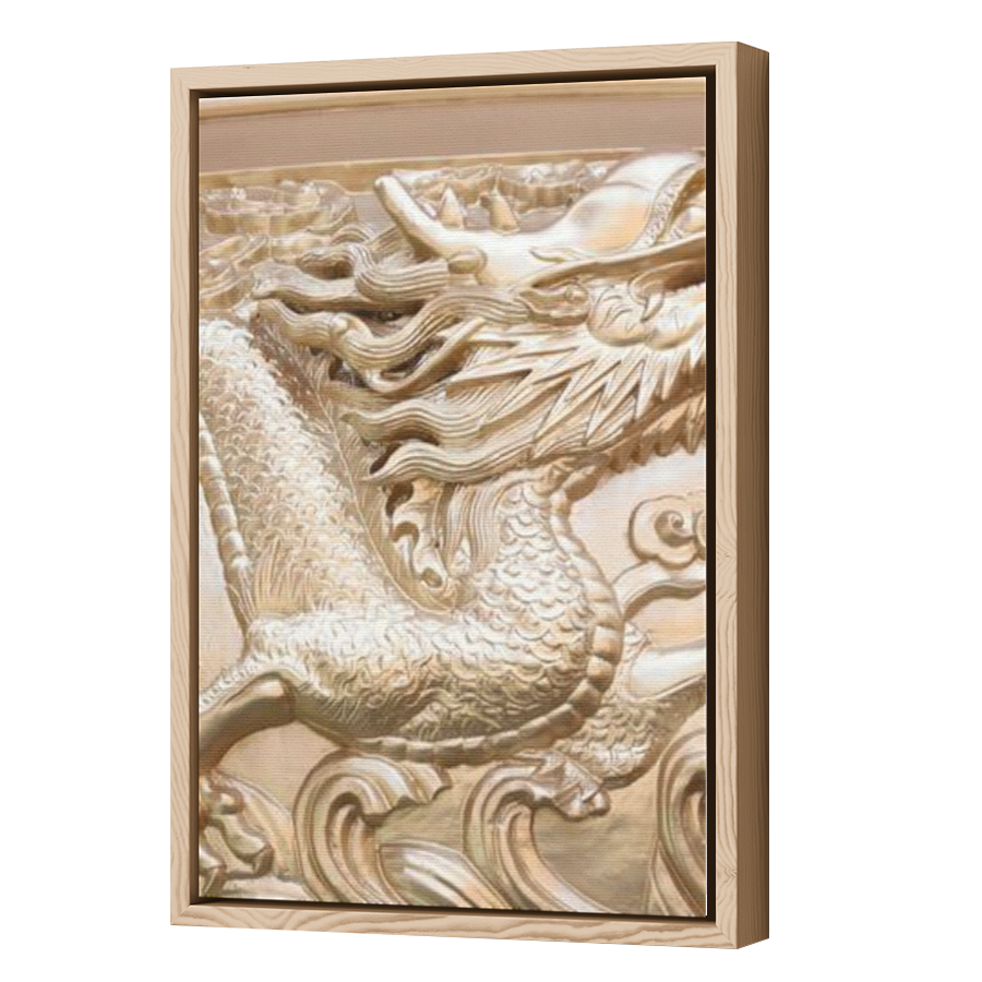 Thumbnail for Canvas - Wood Grain Floating Frame