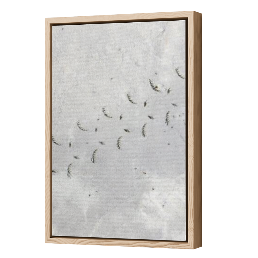 Thumbnail for Canvas - Wood Grain Floating Frame