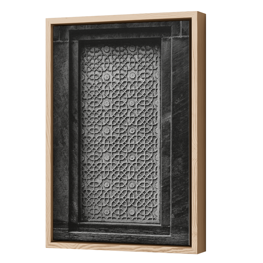 Thumbnail for Canvas - Wood Grain Floating Frame