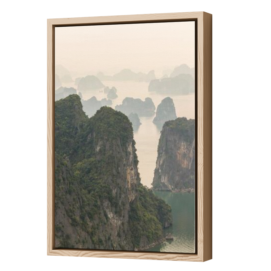 Thumbnail for Canvas - Wood Grain Floating Frame