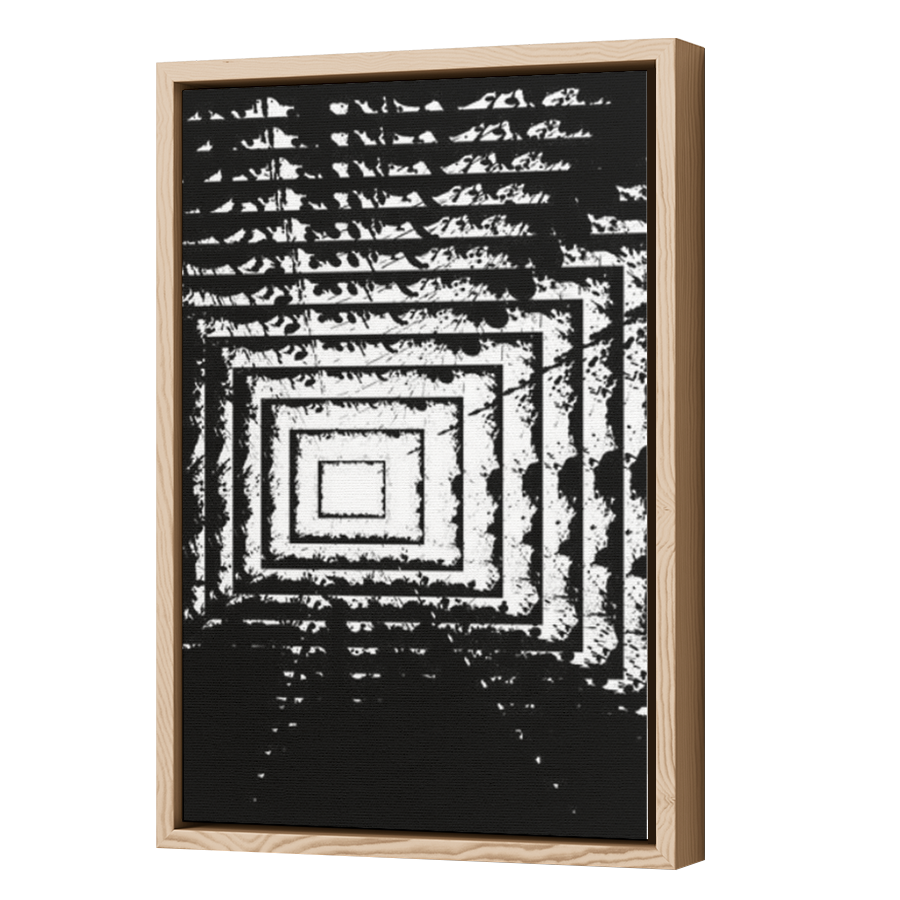 Thumbnail for Canvas - Wood Grain Floating Frame