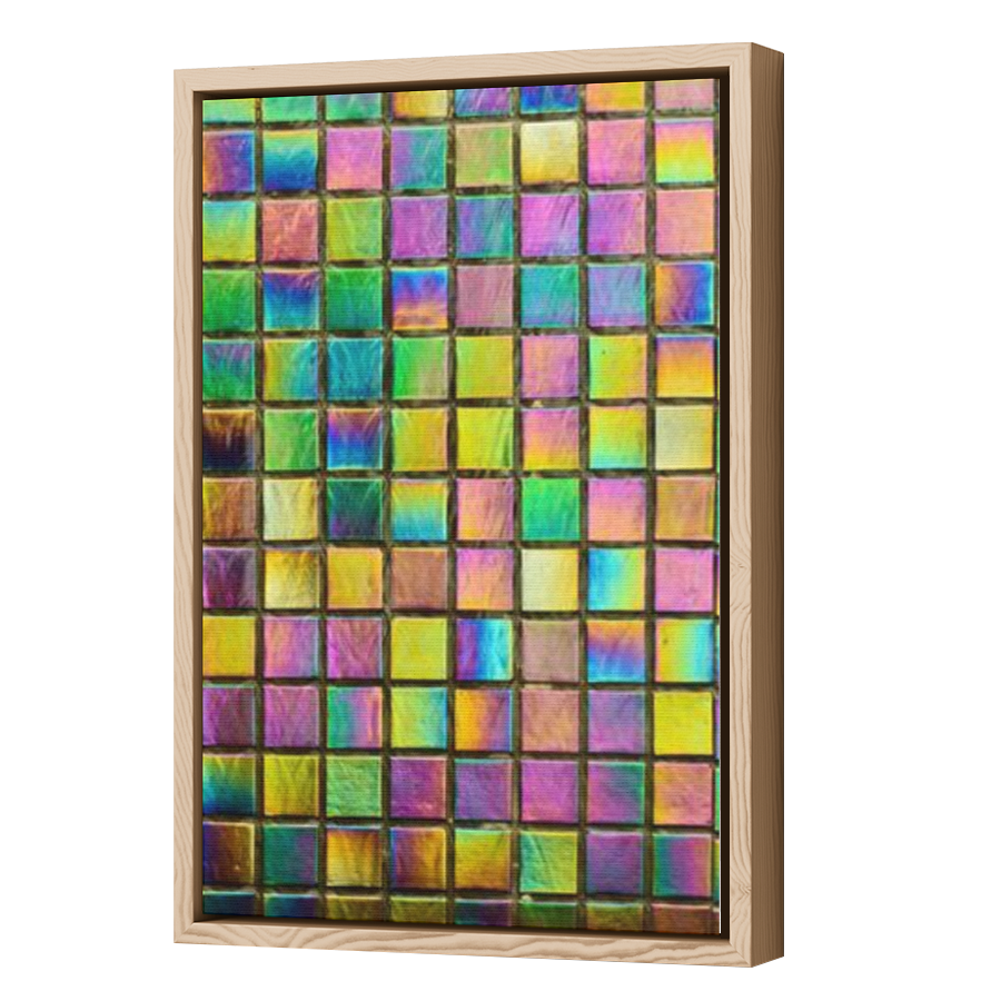 Thumbnail for Canvas - Wood Grain Floating Frame