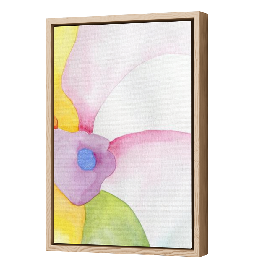 Thumbnail for Canvas - Wood Grain Floating Frame