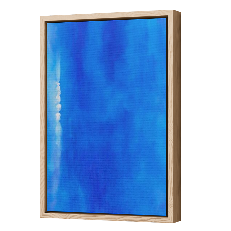 Thumbnail for Canvas - Wood Grain Floating Frame