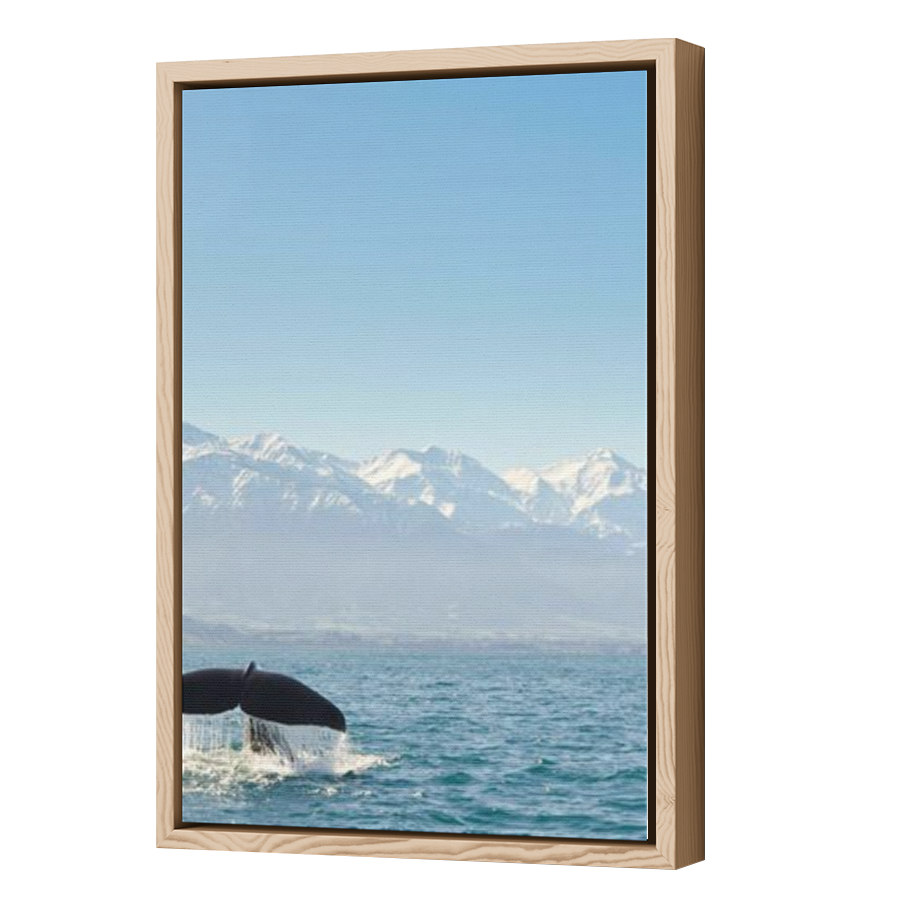 Thumbnail for Canvas - Wood Grain Floating Frame