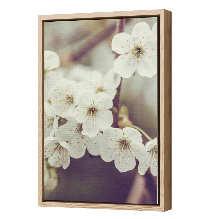 Thumbnail for Canvas - Wood Grain Floating Frame